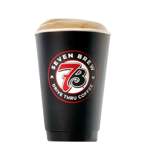 7 Brew Sweet and Salty coffee featuring caramel and salted cream for a balanced sweet-and-savory taste.