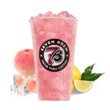 7 Brew Peach Fizz sparkling peach water