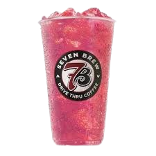 7 Brew Pink Mermaid tropical strawberry drink