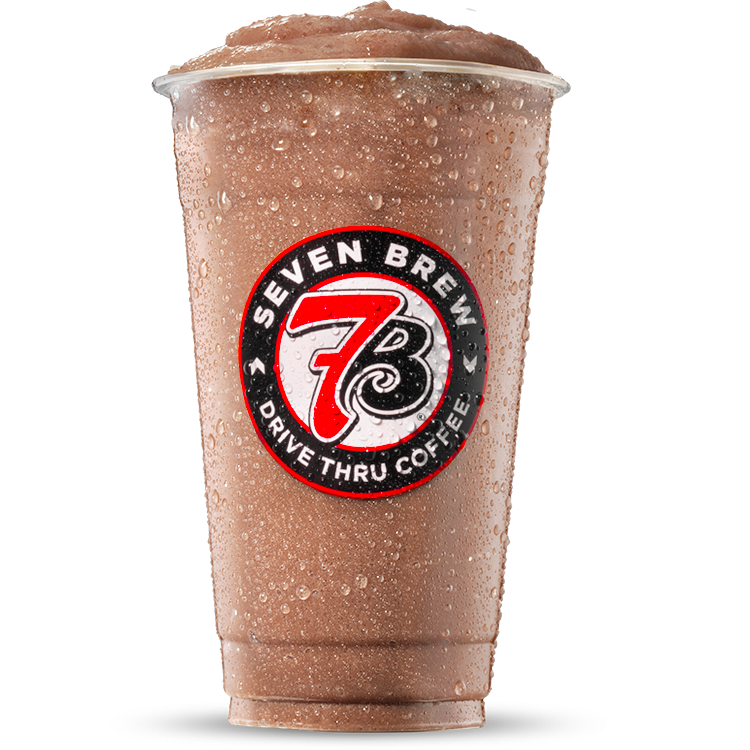 Rich chocolate shake with cocoa flavor